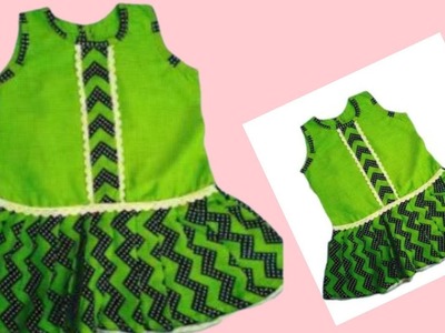 Stylish  Baby Frock ,baby  frack new design cutting stiching by Sadia Stiching,