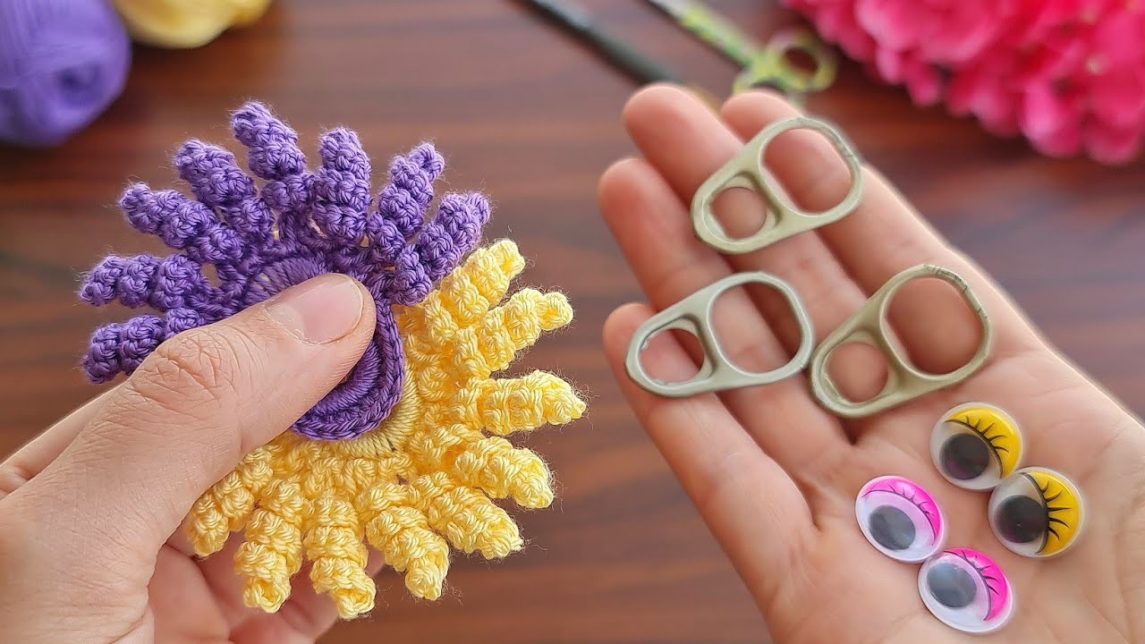 They are so cute Super easy, very useful crochet octopus keychain ✔ sell and give as a gift.