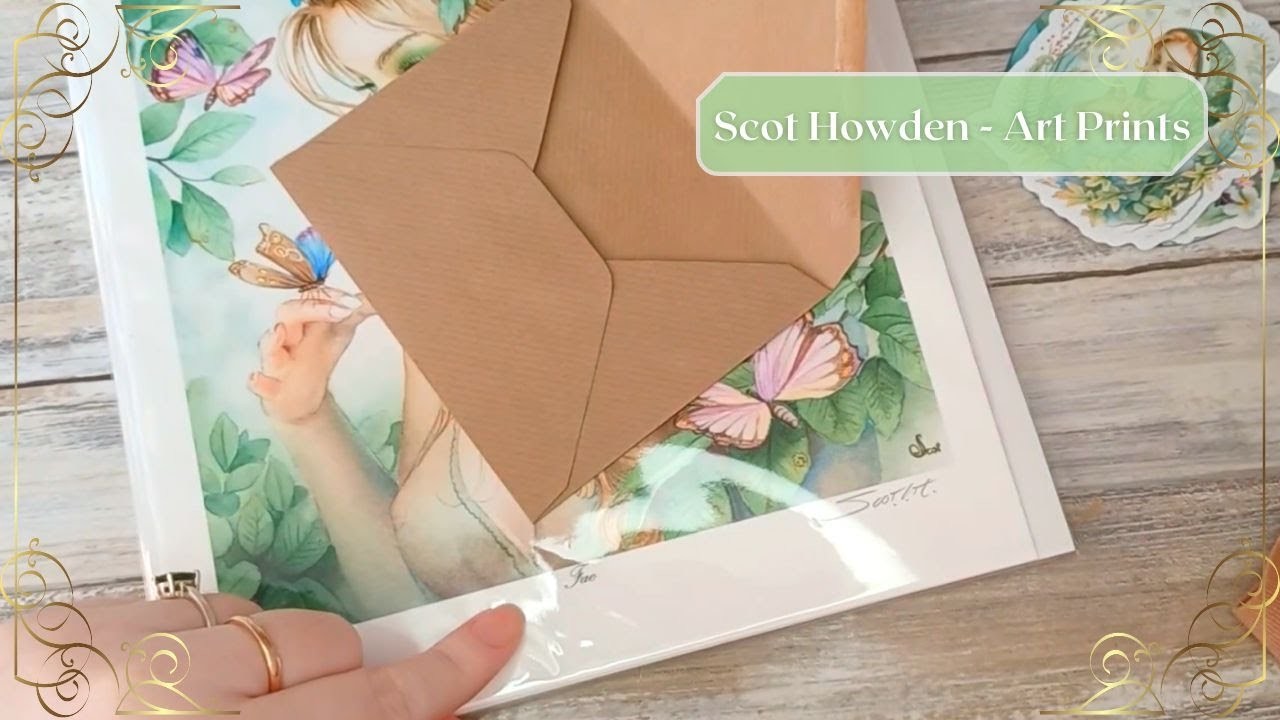 Unboxing : " Fae " by Scot Howden, + Extra Art Prints