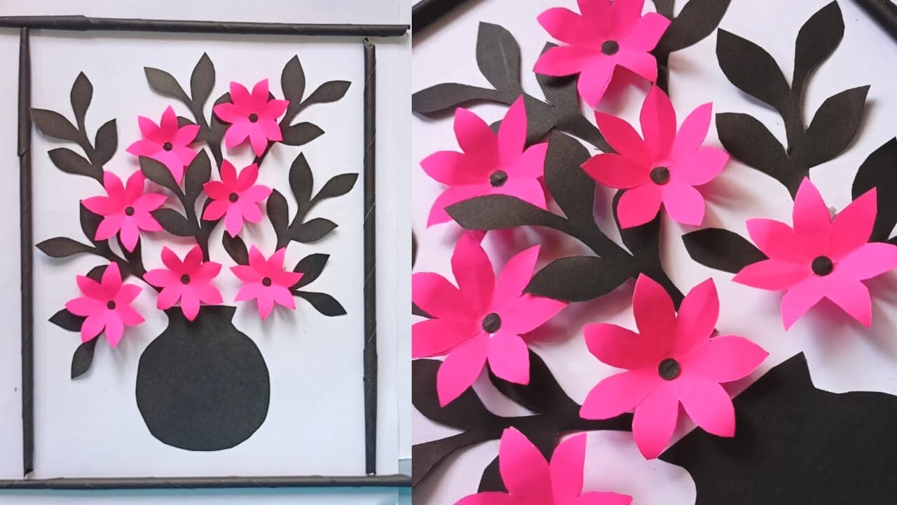 Wall Hanging craft ideas | diy wall hanging with paper | Paper wallmate