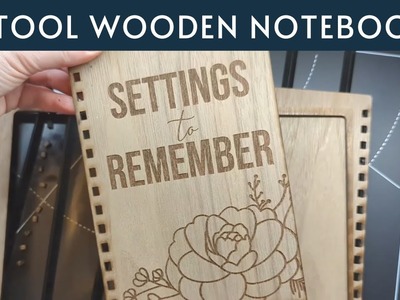 Wooden Notebook Cover with xTool M1