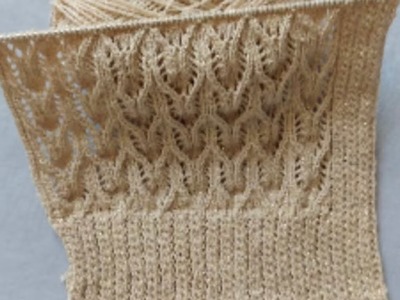 A very beautiful knitting pattern design | learn and knit | #knitting #knitwear #knittingdesign