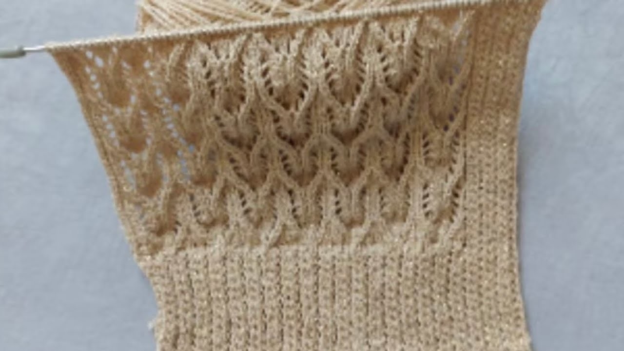 A very beautiful knitting pattern design | learn and knit | #knitting #knitwear #knittingdesign