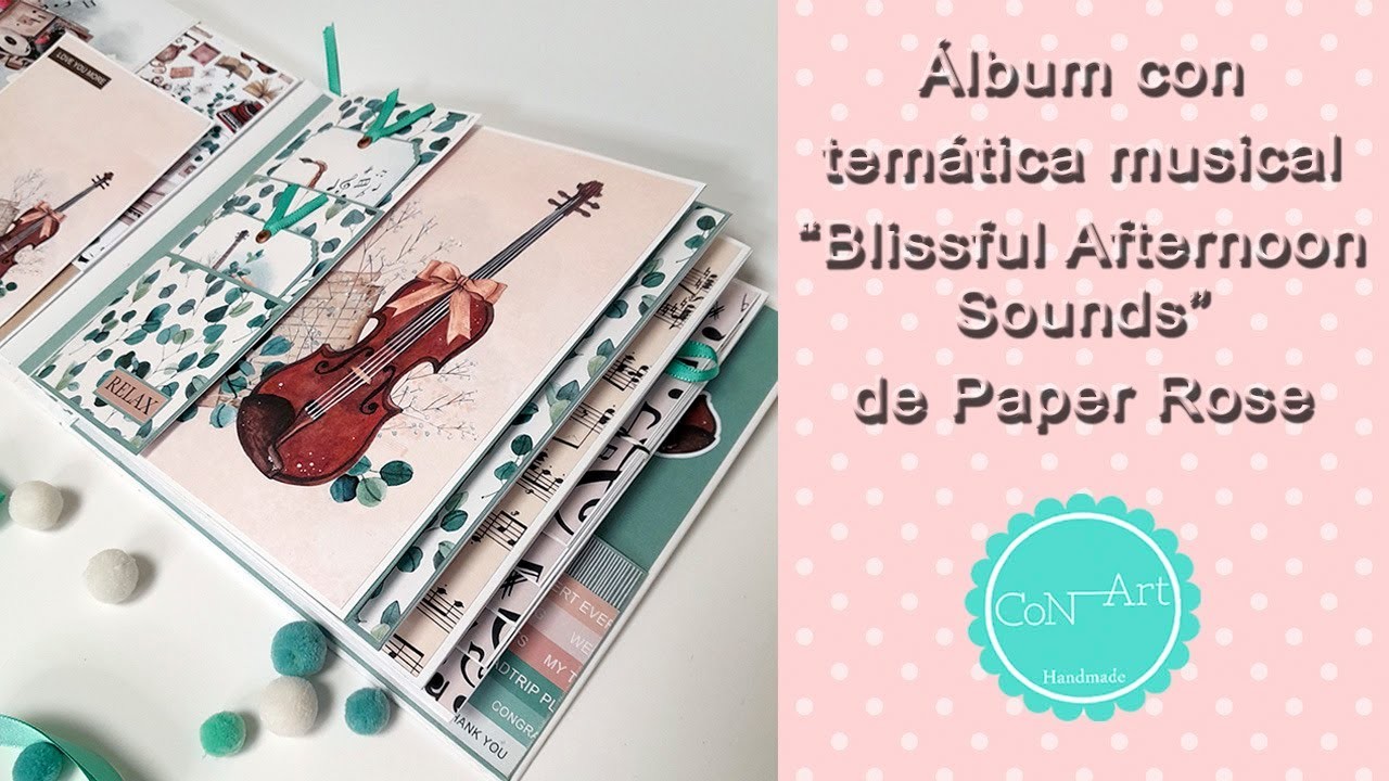 Álbum con temática musical "Álbum Blissful Afternoon Sounds" de Paper Rose
