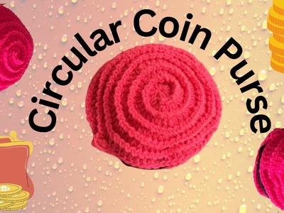 Crochet Coin Purse | Crochet Circular Bag | Crochet Pouch | Crochet Tutorial  Club Crafteria
