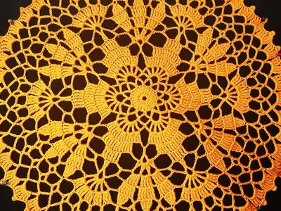 Crochet Design ( Thalposh. Table Cloth. Placemat. Doily ) in Hindi & Urdu - Woolen Craft 147