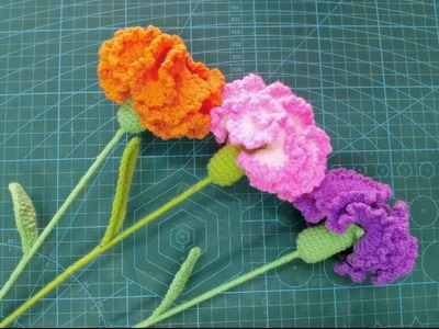 Crochet Flower Tutorial for Beginners How to Create a Stunning Carnation Bouquet