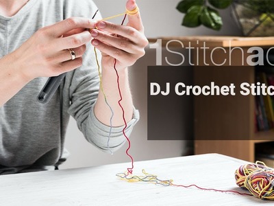D J Crochet Stitch  -  Learn 1 crochet stitch a day