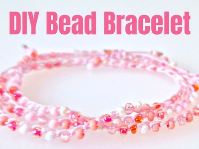 DIY Boho Seed Bead Wrap Bracelet with Step by Step Beginner Friendly Tutorial by KraftWithRad