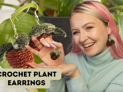 DIY Crochet Plant Earrings Tutorial: How to Make Cute and Trendy Earrings at Home