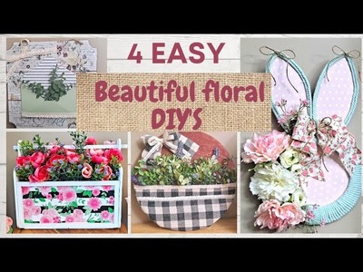 Easy floral DIY'S perfect for spring !