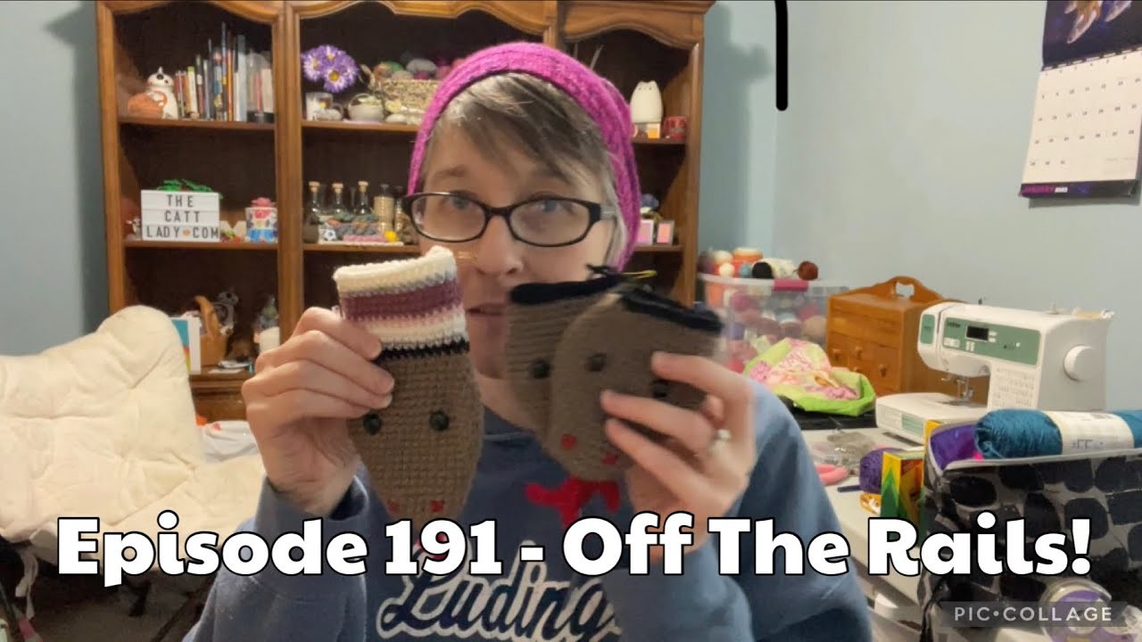 Episode 191 - Off The Rails! (Zoom Loom, Mitered Squares, Noteworthy Coasters, Temperature Snake)