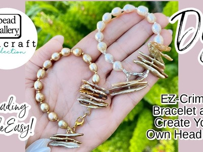 EZ-Crimp Bracelet & Create Your Own Head Pin! Beading Tips, Tricks & Hacks! Jewelry Making Made Easy