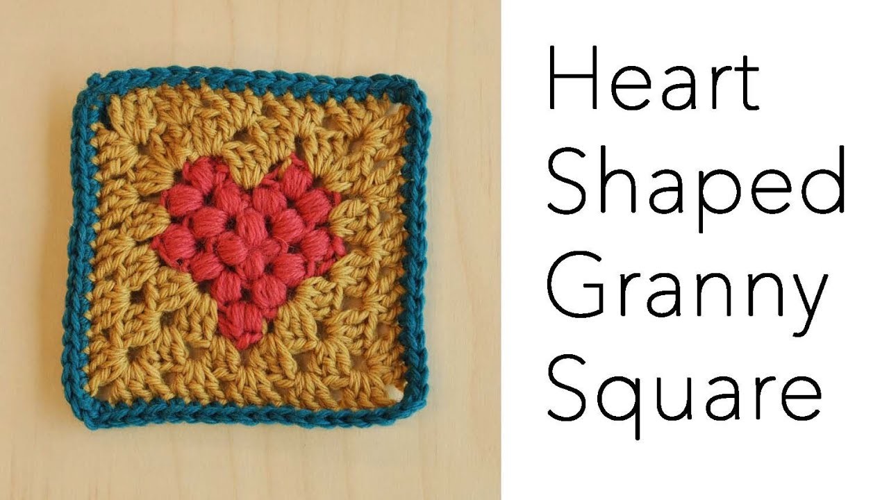 February : Heart Shaped Granny Square