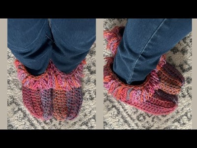 Happy Feet Moccasin Slippers | Crochet | beginner Friendly | 3 Finishing Options ????????