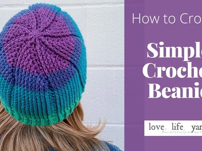 How to Crochet a Simple Beanie
