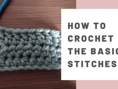 How to crochet the basic stitches (enable subtitles to have the explanations)