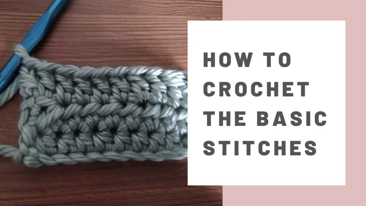 How to crochet the basic stitches (enable subtitles to have the explanations)