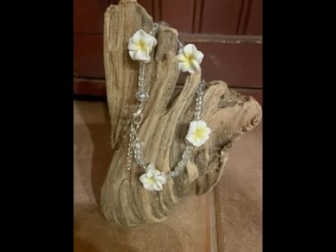 How to make a Hawaiian flower bracelet (kit for purchase)