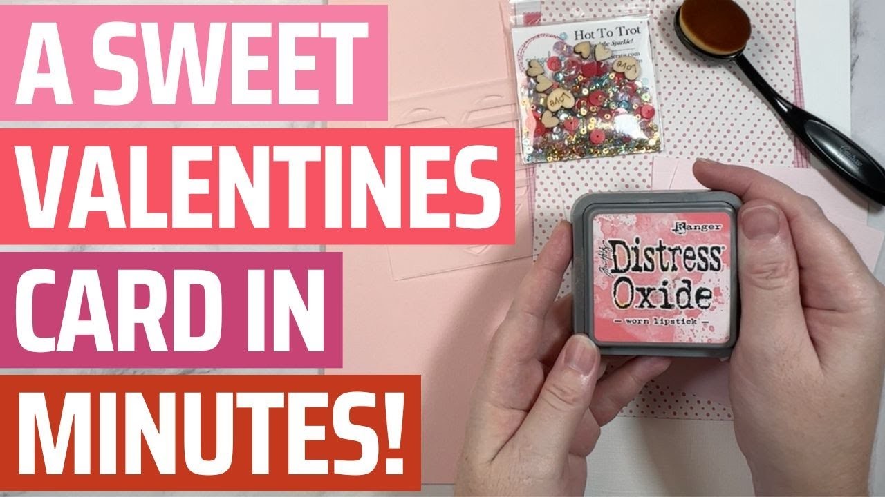 How to make a Valentine's Day Card in 5 minutes! ❤️