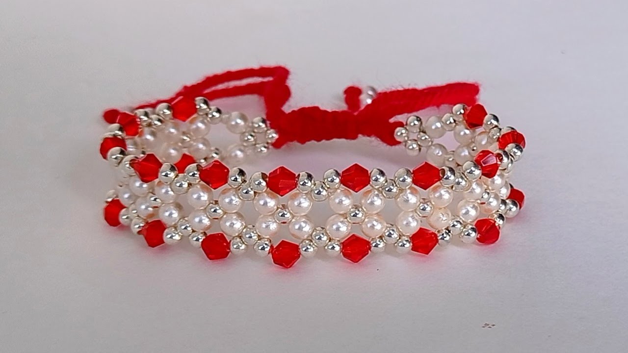 How to make beaded bracelet || Diy easy bracelet || handmade bracelet