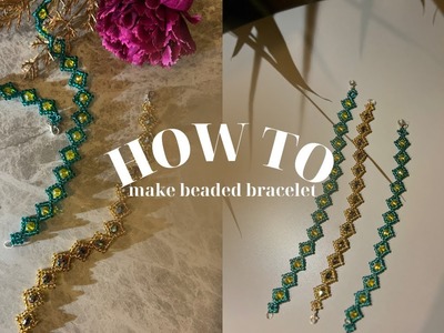 How to make Beaded Bracelet | Handmade Jewellery | #bracelet #handmade #like #jewellery #learn #wear