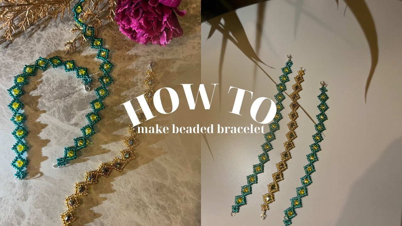 How to make Beaded Bracelet | Handmade Jewellery | #bracelet #handmade #like #jewellery #learn #wear