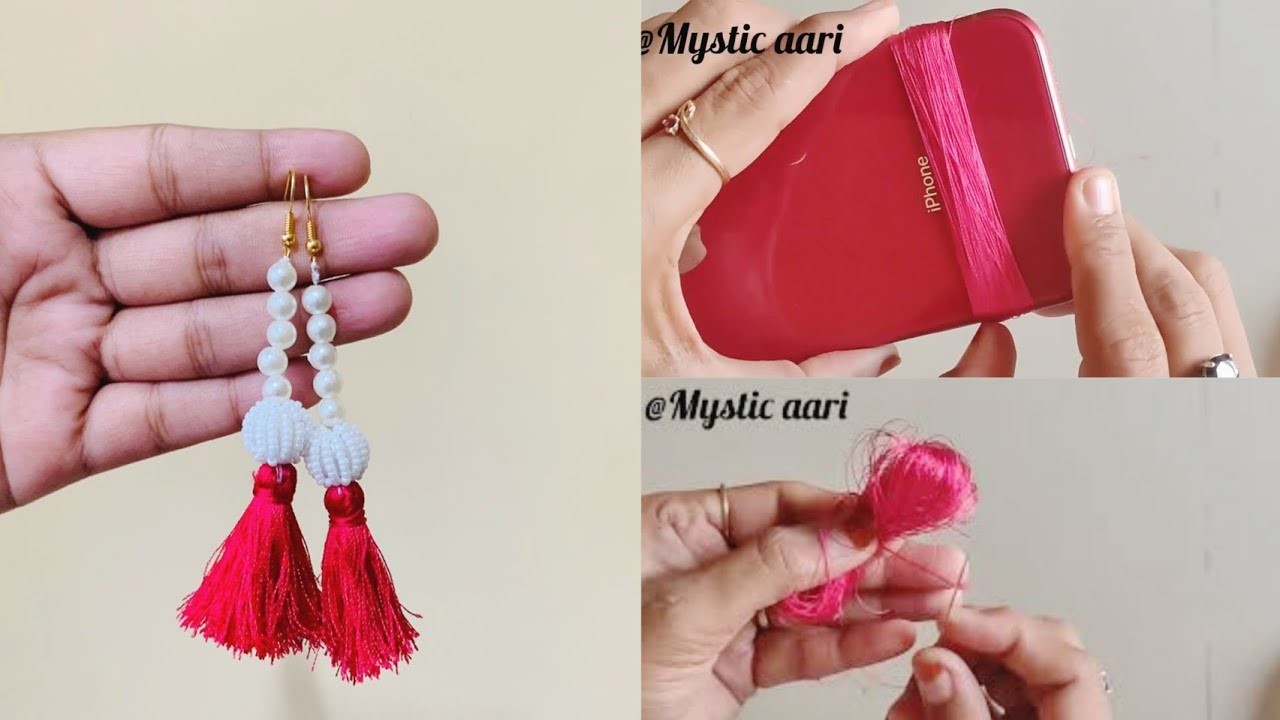 How To Make Beaded Earrings With The Tassels