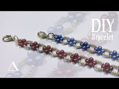How to make bracelet with beads at home? DIY Bracelet Tutorial for Beginners