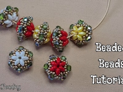 How to make Flower Beaded beads for Earrings.Necklace. Bracelet ????????????
