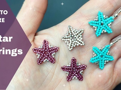 How to Make Star Earrings - Easy Tutorial, make it in 15 min !