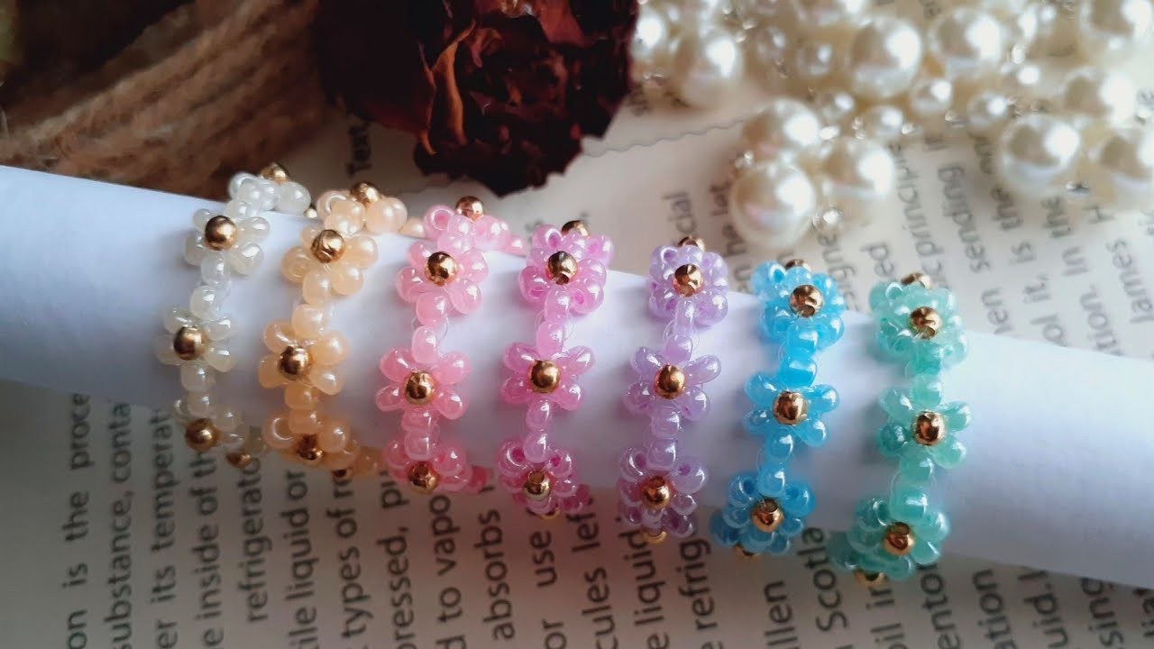 How to Make Your Own BEADED RING in Easy Steps!