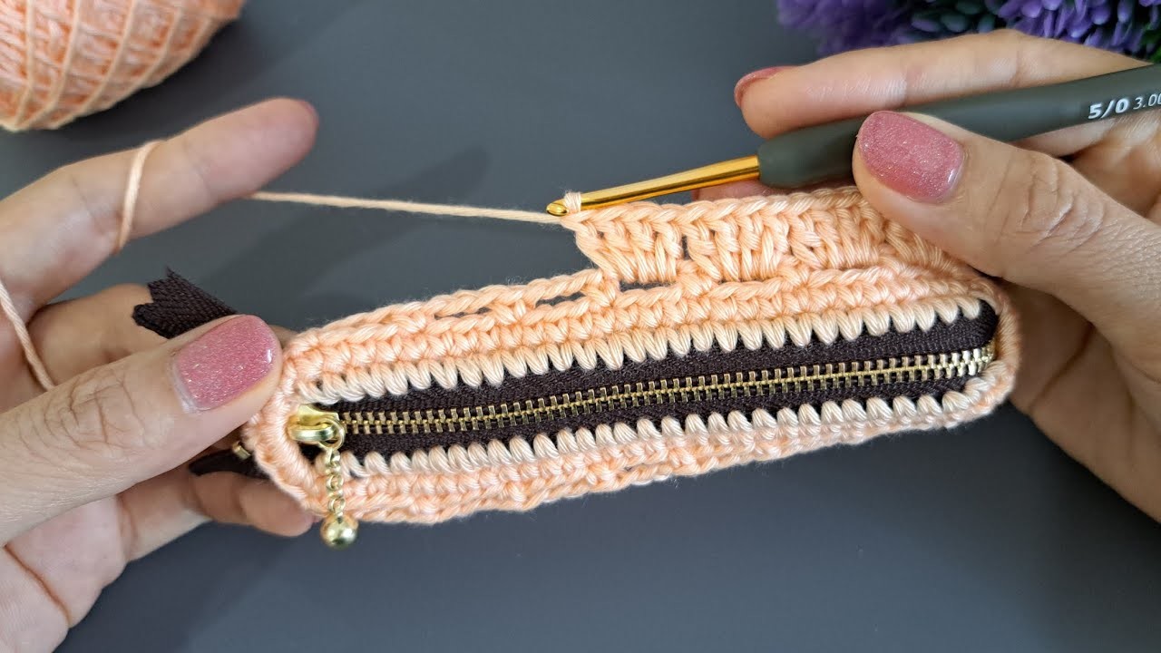 Incredible idea! Super Easy Crochet Purse Bag With Zipper - Step by Step