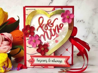 Love Scrapbook. Valentine's Day Gift Idea. DIY Pocket Album