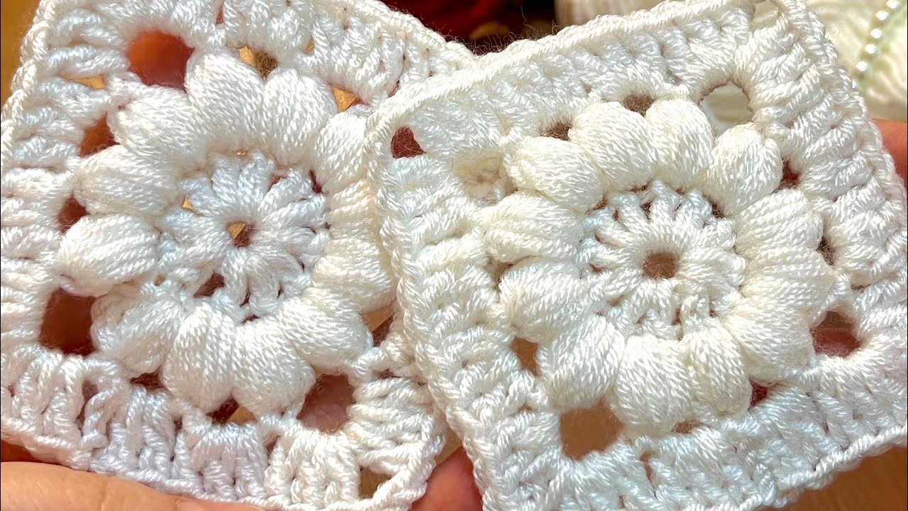 ONLY 3 ROWS!???????? How to crochet a granny square for beginners. Step by Step crochet tutorial