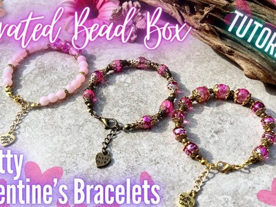 Pretty Valentine’s Bracelets | Jewelry Tutorial | Curated Bead Box