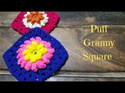 Puff granny square.