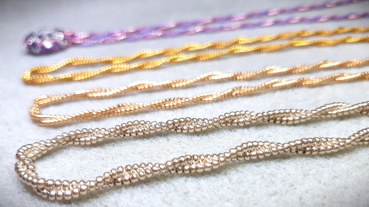 Simple beaded chain for begginers
