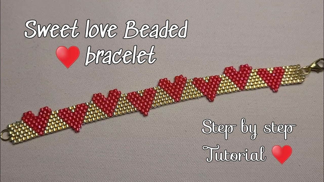 Sweet love Beaded Bracelet ???? Perfect gift idea for Valentine's day