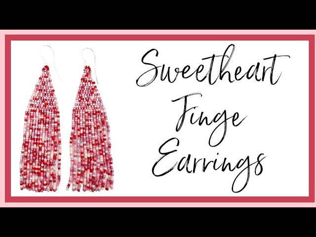 Sweetheart Fringe Earrings