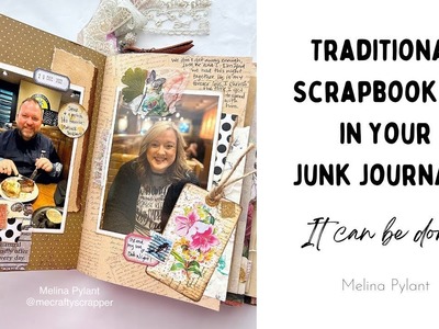TRADITIONAL SCRAPBOOKING IN A JUNK JOURNAL | IT CAN BE DONE! | NEW SHOP ITEMS | ETSY SHARE