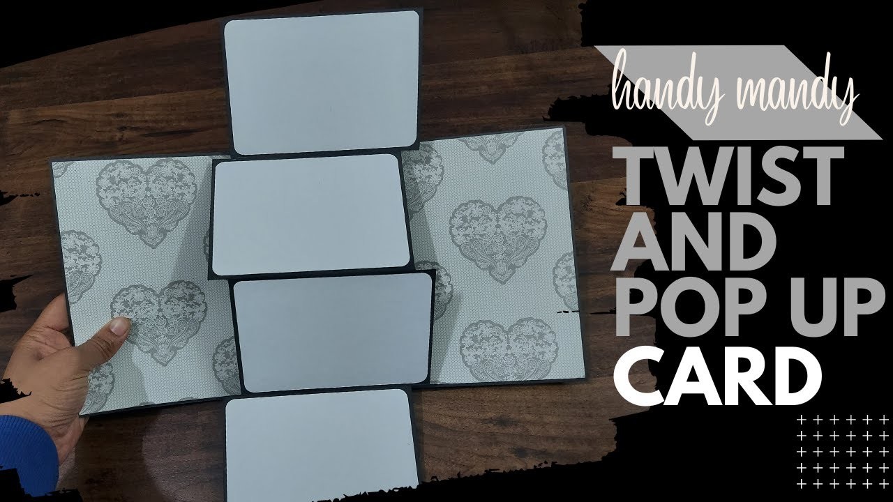 TWIST AND POPUP CARD || SCRAPBOOK IDEAS
