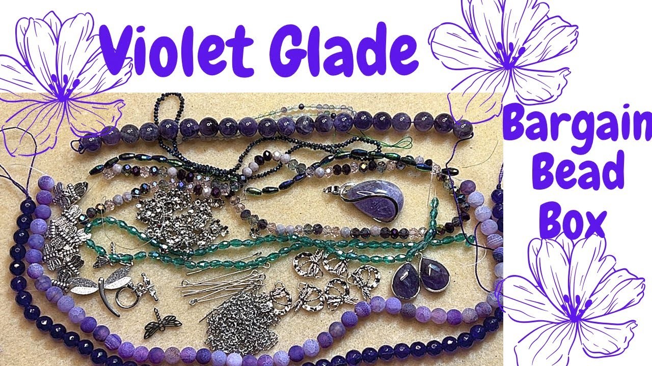 Unboxing Bargain Bead Box-What’s in the Feb box-Monthly Subscription-Violet Glade Beading Supplies