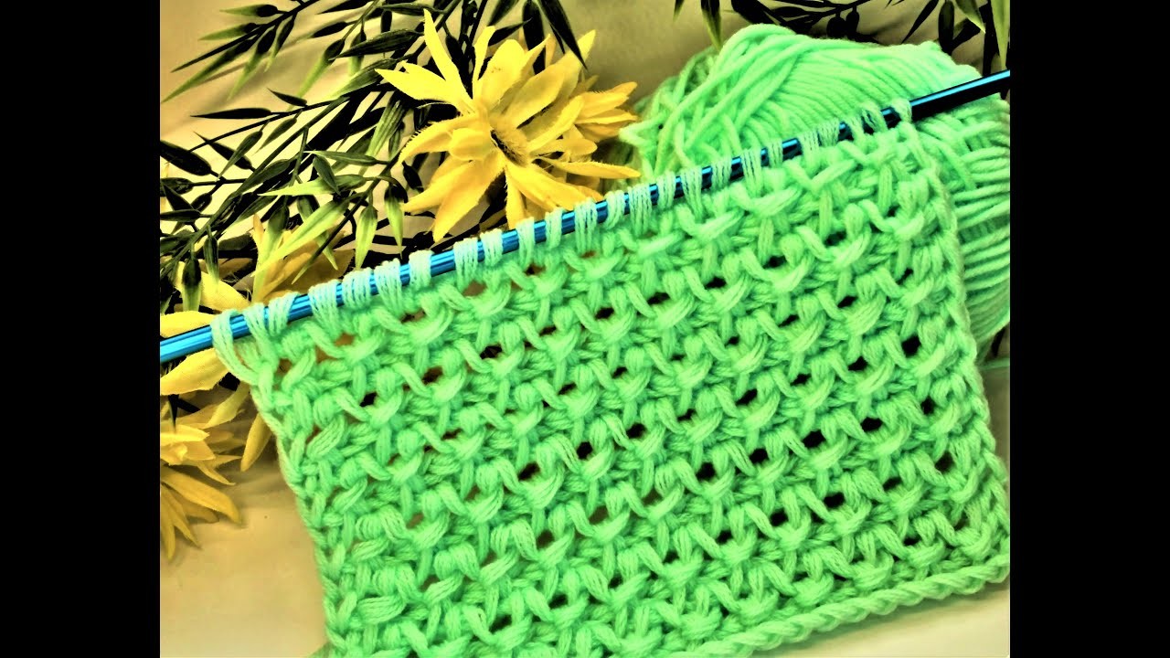 Wonderful ~ Easy Stitches ~ Tunisian Crochet Pattern
