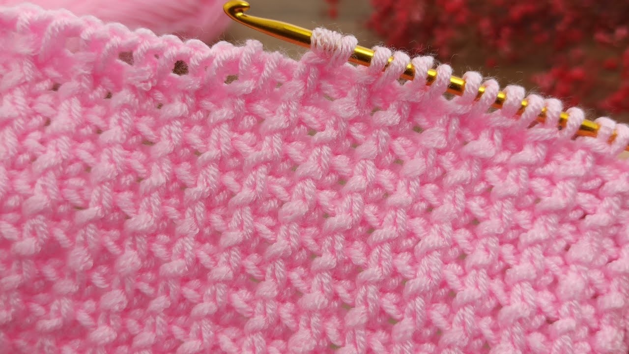 Wonderful ???? * Super Easy Tunisian Crochet Baby Blanket For Beginners online Tutorial * #Tunisian