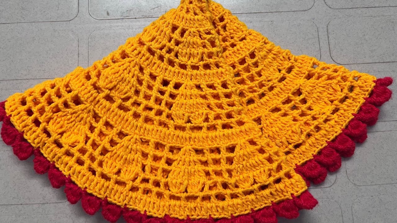 Wow !Super Easy And Beautiful Thalpose Crochet Design.InHindi.Woolen Crochet Pattern