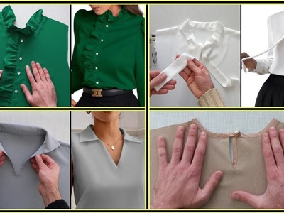 [4] Amazing Ways to design different necks for your outfits. sewing technique
