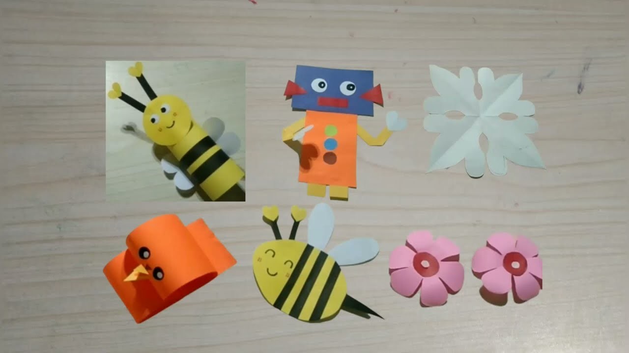 6 Ideas Paper Craft. DIY Paper Craft