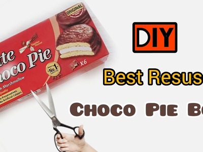 ????Best resuse of lotte choco pie box■ reuse of waste Material■waste Material craft■Choco pie box diy■