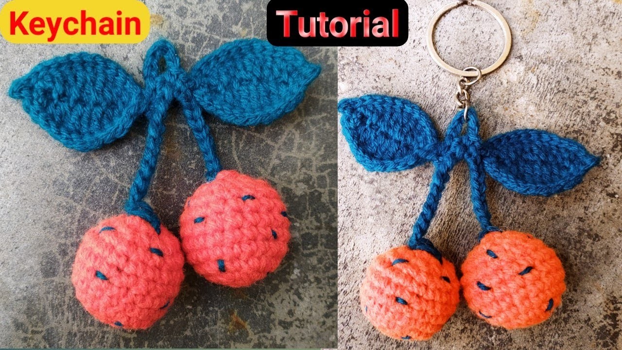 Cherry ???? Keychain Tutorial video | Tamil  @lathacookwithcraft